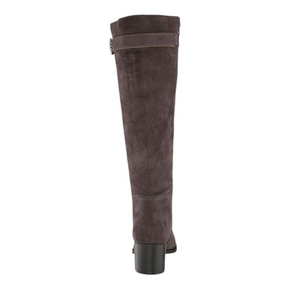 LifeStride Women’s Daring MicroSuede Knee Tall Riding Boot in Stone Grey… - Picture 4 of 6